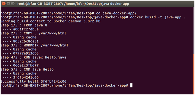 Docker Java application 4
