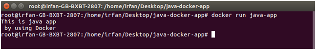 Docker Java application 5