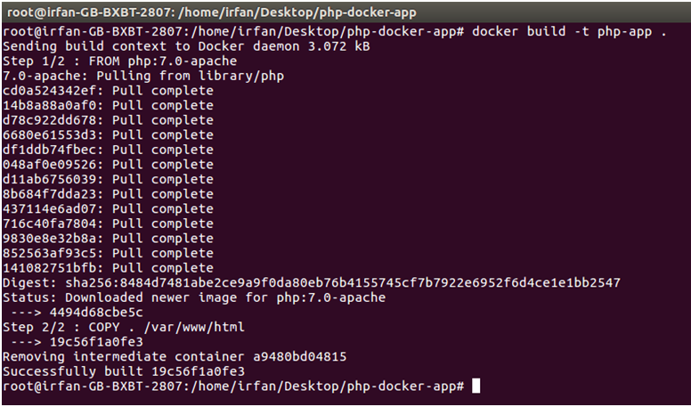 Docker Php application 3